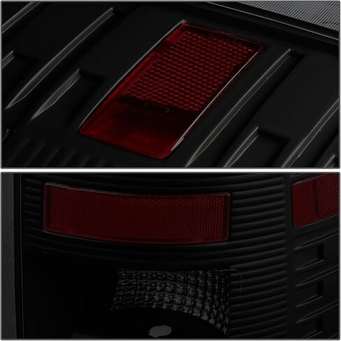Auto Dynasty ﻿2Pcs Full LED Rear Tail Lights Brake Lamps Compatible with Dodge Ram 1500 2500 3500 09-17, Driver and Passenger Side, Chrome Housing Clear Lens in Saudi Arabia