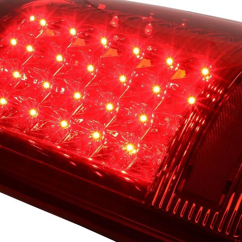 Auto Dynasty ﻿2Pcs Full LED Rear Tail Lights Brake Lamps Compatible with Dodge Ram 1500 2500 3500 09-17, Driver and Passenger Side, Chrome Housing Clear Lens in Saudi Arabia