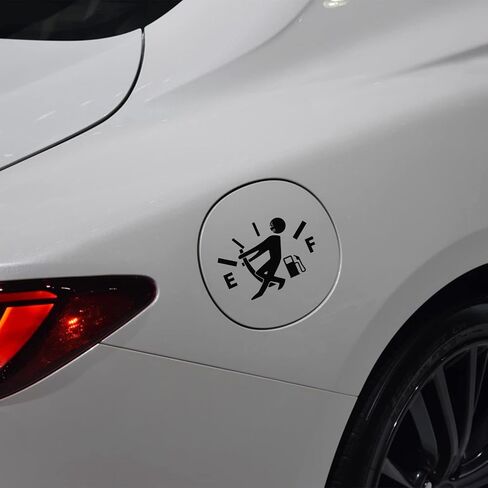Fuel Tank Cover Personality Funny Fuel Explosion Meter Personality Reflective Car Stickers (Pink) in Saudi Arabia