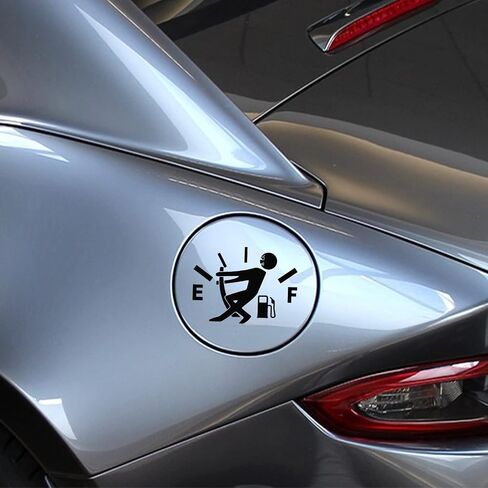 Fuel Tank Cover Personality Funny Fuel Explosion Meter Personality Reflective Car Stickers (Pink) in Saudi Arabia