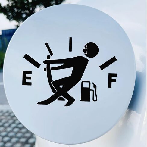 Fuel Tank Cover Personality Funny Fuel Explosion Meter Personality Reflective Car Stickers (Pink) in Saudi Arabia