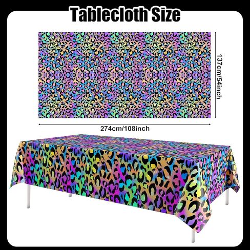 3pcs Tea Party Tablecloth, 54 x 108 Inch Spring Floral Plastic Table Cover,Vintage Tea Party Decorations for Spring Garden Party, Baby Shower, Wedding, Girls Birthday Party Supplies in Kuwait