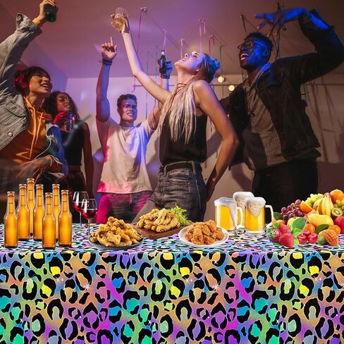 3pcs Tea Party Tablecloth, 54 x 108 Inch Spring Floral Plastic Table Cover,Vintage Tea Party Decorations for Spring Garden Party, Baby Shower, Wedding, Girls Birthday Party Supplies in Kuwait