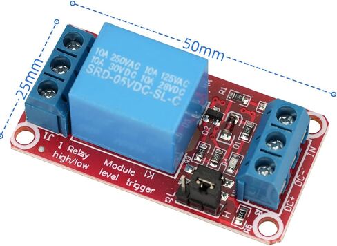 8 Pcs DC 24V Relay 1 Channel Module with Optocoupler Isolation Support High and Low Level Trigger (24V Relay) in Saudi Arabia