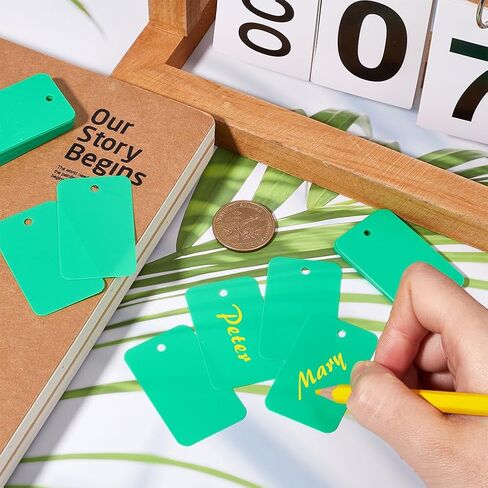 200pcs علامات شحن عازلة للماء العلامات البلاستيكية القابلة للكتابة 3x5cm ثقب العيينة الأبيض علامة تعليق علامة تخزين فارغة العلامات العلامات لتحديد العلامات العلامات على مفاتيح أمتعة الهدايا in Kuwait