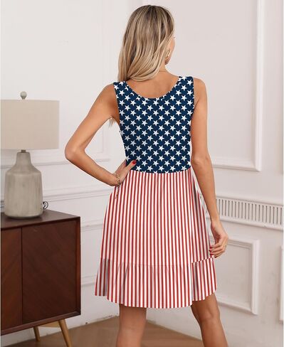 Lilbetter Women's Women's Disual V Deck Summer Sundresses مطاطية فستان طول ركب الركبة مع جيوب in Kuwait