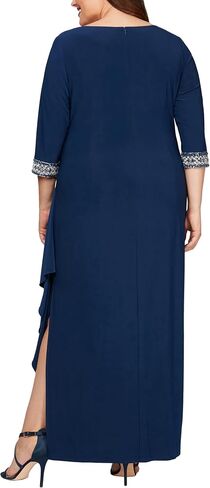 Alex Evenings Women's Dress with Keyhole Cutout (Petite and Regular) in Saudi Arabia