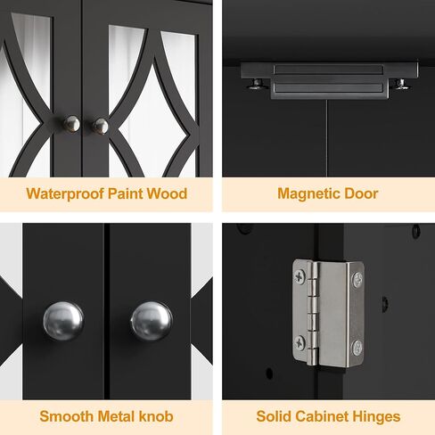 Royalcraft Bathroom Medicine Cabinet Hound ، فوق خزانة تخزين المرحاض مع رف المناشف والرف القابل للتعديل ، وفرقة الحمام كبيرة الحائط جدار 22 * 25 بوصة (أبيض) in Kuwait