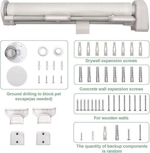 Pet Gates 14" H Short Dog Puppy Gate, Retractable Dog Gates Extends to 59 Inches for Stairs & Doorways Hallways in Kuwait