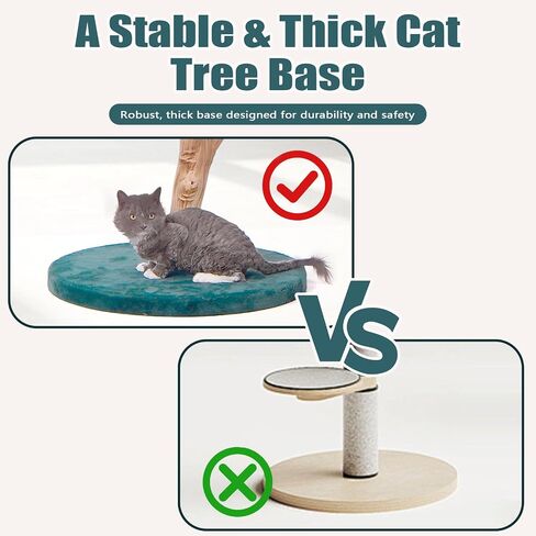 Sunflower Cat Tree 56" Tall,Modern Cat Trees for Indoor Cats with Scratching Post Best Cat Trees for Large Cats Luxury Cat Gifts Easy Assemble in Saudi Arabia