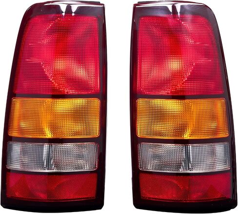 VEVOR Tail Light Assembly Compatible with 1999-2006 Chevy Silverado 1500 2500 3500, 1999-2003 GMC Sierra 1500 2500 1500/2500 HD, 2PCS Left & Right Side Taillights Rear Brake Lamps Without Bulbs in Saudi Arabia