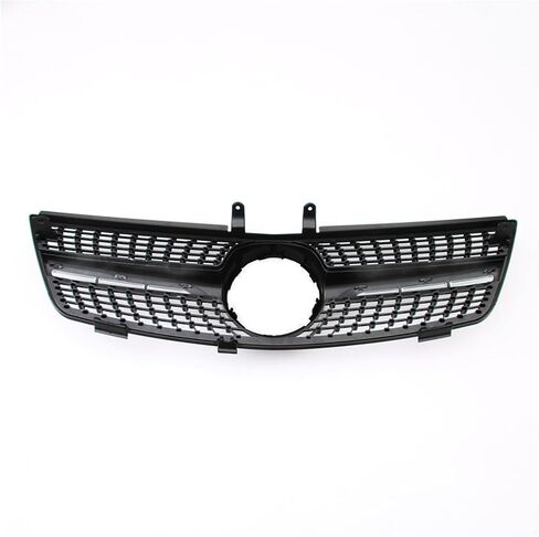 ML Class Grill مع الشبكة الأمامية ثلاثية الأبعاد لـ Mercedes Benz W164 ML350 ML500 ML320 ML63 AMG ML550 2005 2006 2007 2008 Silver in Kuwait