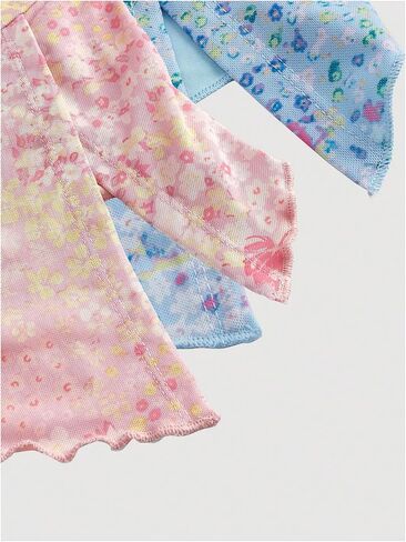 Milumia Women's 2 Pack Floral Mesh Asymmetrical Slit Hem Crop Tube Top in Saudi Arabia