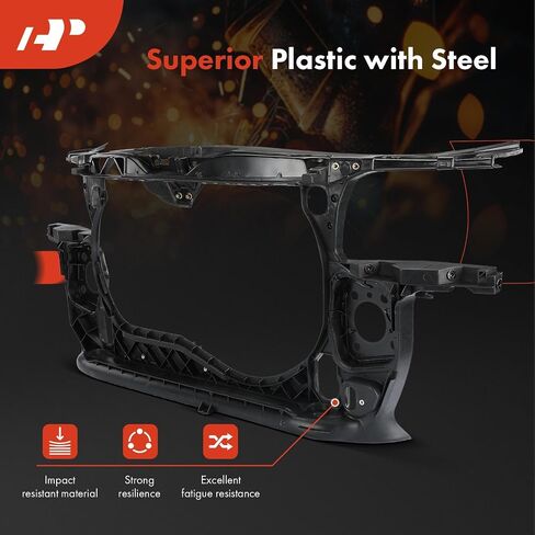 A-Premium Radiator Core Support Assembly Compatible with Audi A4, A4 Quattro, 2002 2003 2004 2005, Radiator Support Bracket Panel, Replace# 8E0805594 in Saudi Arabia