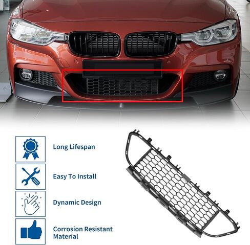 X Autohaux No.51118068124 Grille Grille Grille Grille Grille Lower Lower For BMW 320i 2013-2018 in Saudi Arabia
