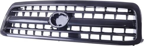 Front Grille Grill Assembly Compatible With Toyota Tundra 2000 2001 2002 Pickup Truck 531000C020 TO1200223 Chrome Shell With Black Insert in Kuwait