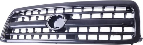 Front Grille Grill Assembly Compatible With Toyota Tundra 2000 2001 2002 Pickup Truck 531000C020 TO1200223 Chrome Shell With Black Insert in Kuwait