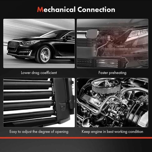 A-Premium Radiator Grille Air Shutter Actuator Compatible with Ford Focus 2012-2014, 2.0L in Saudi Arabia