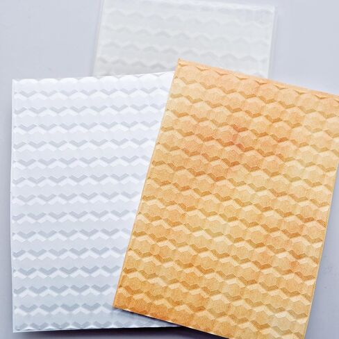 Arbuya 3D Brick Wall Texture Embossing Folder for Card Making, Scrapbooking & Paper Crafts - Reusable DIY Wall Background Pattern for Clay Decoration-5x7 inches in Saudi Arabia