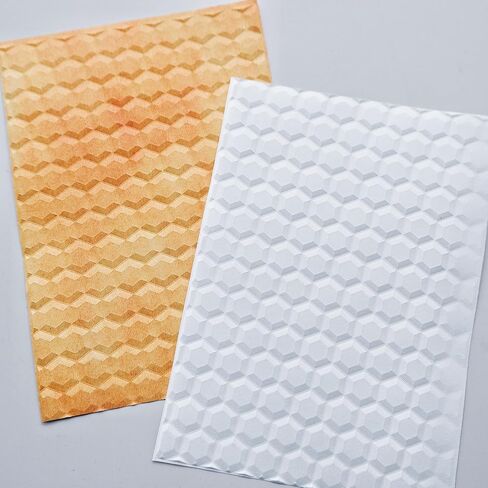 Arbuya 3D Brick Wall Texture Embossing Folder for Card Making, Scrapbooking & Paper Crafts - Reusable DIY Wall Background Pattern for Clay Decoration-5x7 inches in Saudi Arabia
