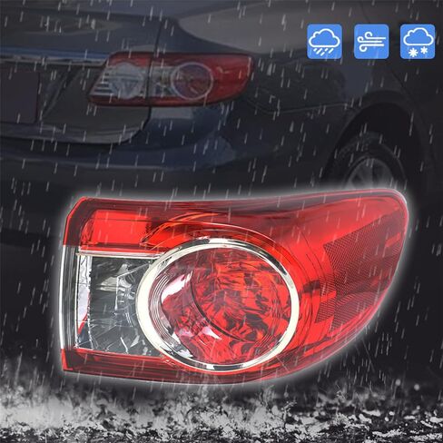 Brake Stop Turn Signal Lamp Replacement for Corolla 2011 2012 2013 Tail Light Driver Side Left 8155002580 TO2805111 Tail Light Cover in Saudi Arabia