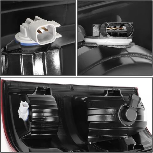 DNA MOTORING TL-ZTL-008-BKSM Pair of Tail Lights Compatible with 09-10 Dodge Ram 1500/11-18 Ram 1500 2500 3500,Smoked Lens in Saudi Arabia