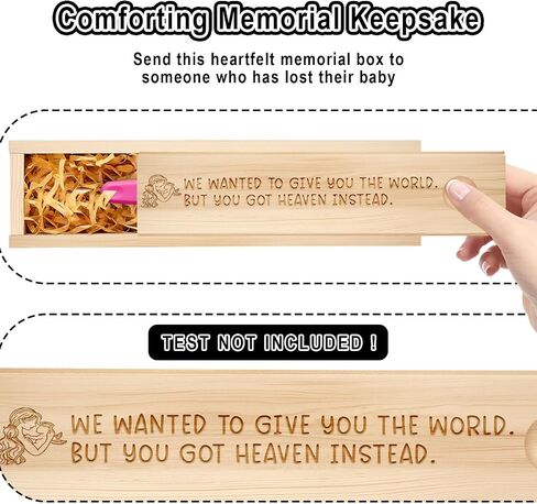 Miscarriage Gifts for Mothers, Pregnancy Test Keepsake Box, Sympathy Gifts for Miscarriage, Loss of Loved One Bereavement Gifts for Loss of Baby in Kuwait