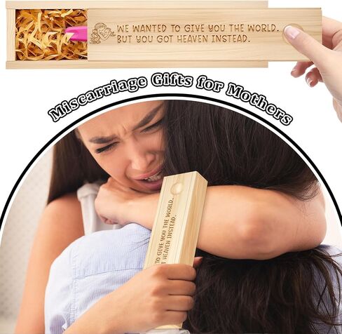 Miscarriage Gifts for Mothers, Pregnancy Test Keepsake Box, Sympathy Gifts for Miscarriage, Loss of Loved One Bereavement Gifts for Loss of Baby in Kuwait