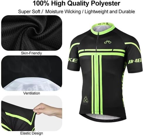 inbike cycling Jersey Men ، قميص دراجة قصيرة الأكمام ، قمم الدراجات لركوب الدراجات in Saudi Arabia