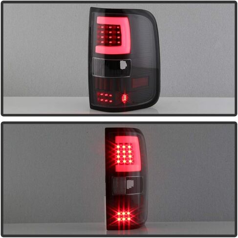 Acanii - لـ Black 2004 2005 2006 2007 2008 Ford F150 Lobo Pickup LED LED مصابيح ذيل أنبوب مصابيح in Saudi Arabia