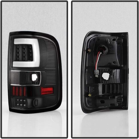 Acanii - لـ Black 2004 2005 2006 2007 2008 Ford F150 Lobo Pickup LED LED مصابيح ذيل أنبوب مصابيح in Saudi Arabia