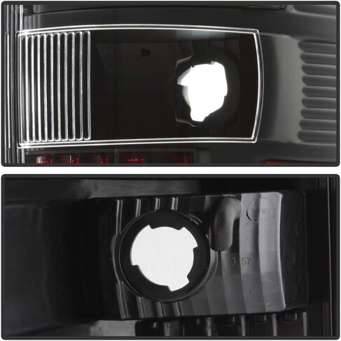 Acanii - لـ Black 2004 2005 2006 2007 2008 Ford F150 Lobo Pickup LED LED مصابيح ذيل أنبوب مصابيح in Saudi Arabia