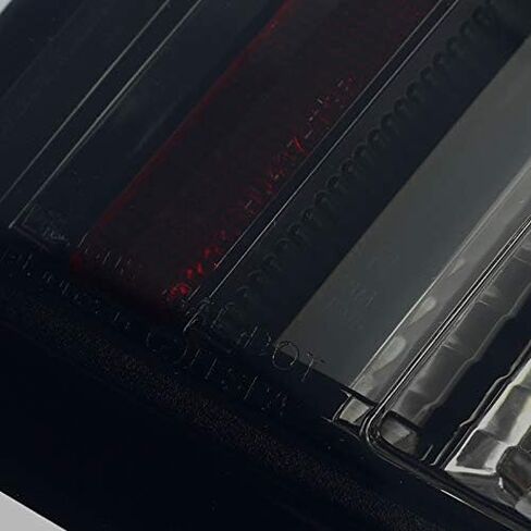 SPEC-D TUNING Glossy Black Smoke LED Bar Tail Lights Compatible with 2003-2007 Cadillac CTS, Left + Right Pair Assembly in Kuwait