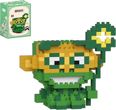 Nezha Ao Bing Series Mini Blocks Toy,Cute Anime Figures Toys Desk Accessories,for Kids, Ages 6+ - Collectible Movie Cartoon Character Gift Idea (Ao Bing325pcs) in Saudi Arabia
