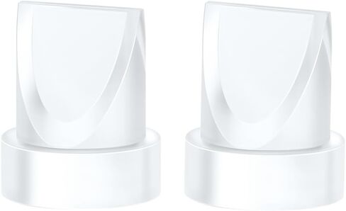 2pcs شفة مزدوجة الختم 24 ملم متوافقة مع مضخة الثدي Momcozy M5 ، وملحقات استبدال مضخة الثدي M5 24 ملم ، وليس للآخرين in Kuwait