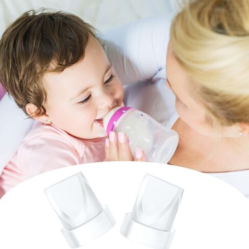 2pcs شفة مزدوجة الختم 24 ملم متوافقة مع مضخة الثدي Momcozy M5 ، وملحقات استبدال مضخة الثدي M5 24 ملم ، وليس للآخرين in Kuwait