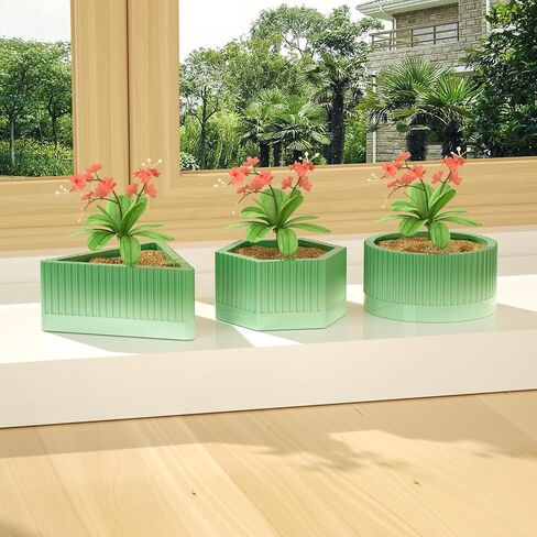 Barrel Shaped Concrete Flower Pot Silicone Mold Succulent Plants Cement Plaster Clay Mold Candle Pen Holder Mold Epoxy Resin Plaster Cement Clay Mould in Kuwait