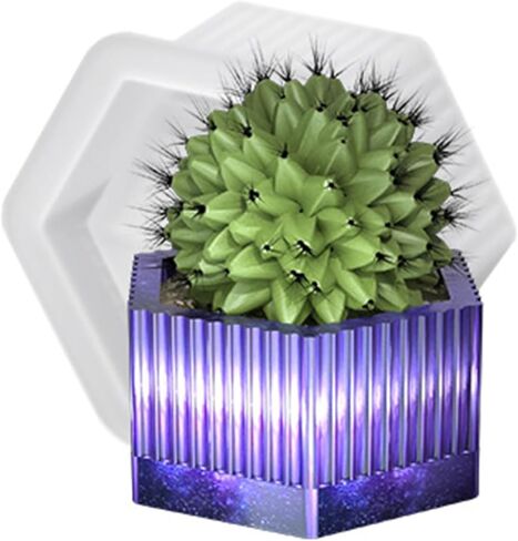 Barrel Shaped Concrete Flower Pot Silicone Mold Succulent Plants Cement Plaster Clay Mold Candle Pen Holder Mold Epoxy Resin Plaster Cement Clay Mould in Kuwait