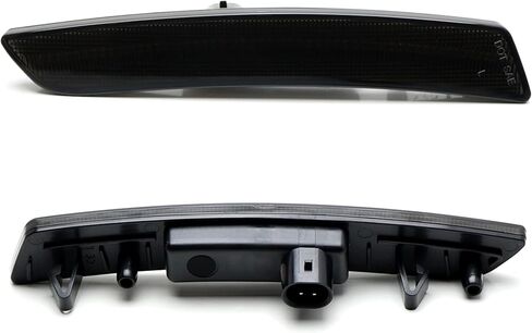 iJDMTOY Black-Out Smoked Lens 36-SMD Amber Full LED Bumper Side Marker Light Kit Compatible With Cadillac 2016-2020 CT6, 2019-2020 CT6-V, Replace OEM Amber Front Sidemarkers… in Saudi Arabia