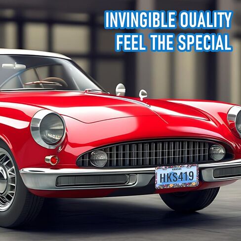 تخصيص أزهار الزهور الملونة ترخيص لوحة أزياء لوحة الإطار تغطية ملحقات سيارة معدنية من الألومنيوم إطارات لوحة رخصة لوحة إطارات العلامات العالمية للسيارات الخلفية الأمامية ديكور العلامة in Kuwait