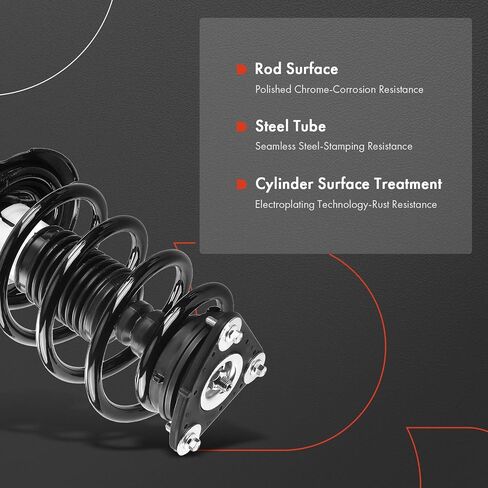 A-Premium Front Complete Strut & Coil Spring Assembly Compatible with Ford Escape 2014-2019, 2-PC Set in Saudi Arabia