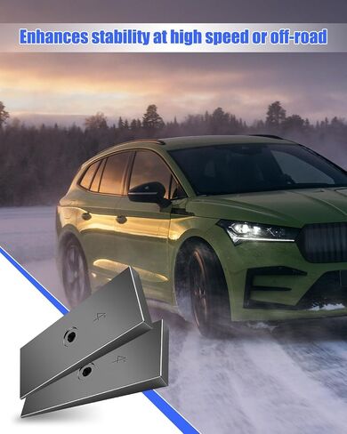 4° 2" Wide Steel Suspension Axle Leaf Spring Shims, 2 Pcs Pinion Angle Shims, Black in Saudi Arabia