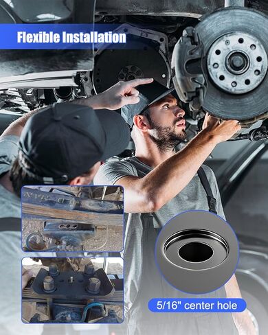 4° 2" Wide Steel Suspension Axle Leaf Spring Shims, 2 Pcs Pinion Angle Shims, Black in Saudi Arabia