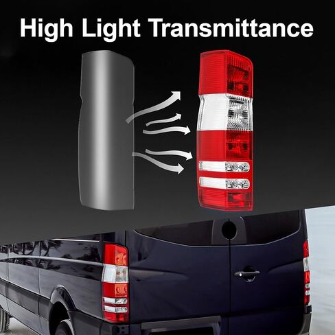 Tail Lights Assembly Fit for 2007-2018 07-18 Mercedes Benz Sprinter Dodge Freightliner 2007 2008 2009 2010 2011 2012 2013 2014 2015 2016 2017 2018 Rear Brake Lamp （Passenger Side） in Saudi Arabia