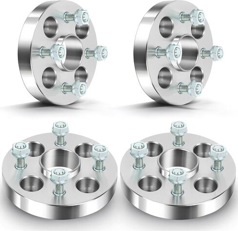 OCPTY 4PCS 4x100 Hub Centric Wheel Spacers 1 بوصة 4x100mm إلى 4x100mm 54.1mm ملائمة لـ 1988-2002 لـ Corolla 2000-2005 لـ Echo | 1989-2002 لـ Tercel 2007-2011 لـ Yaris مع 12x1.5 عجلات Spacers in Saudi Arabia