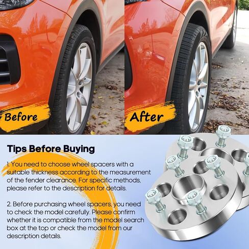 OCPTY 4PCS 4x100 Hub Centric Wheel Spacers 1 بوصة 4x100mm إلى 4x100mm 54.1mm ملائمة لـ 1988-2002 لـ Corolla 2000-2005 لـ Echo | 1989-2002 لـ Tercel 2007-2011 لـ Yaris مع 12x1.5 عجلات Spacers in Saudi Arabia