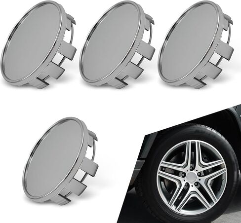 4 PCS Car Wheel Center CAP ، ABS CANTER CENTER HUB CAP مع خاتم الصلب الخاتم ، غطاء غطاء محور العجلة البلاستيكي ، وملحقات إطارات الإصلاح السريع ، ملحقات عالمية لمعظم السيارات in Kuwait