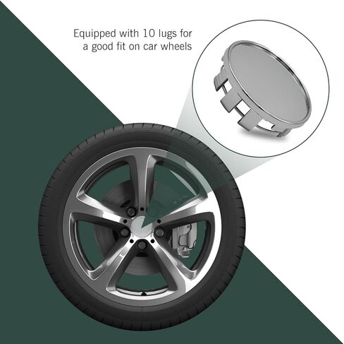 4 PCS Car Wheel Center CAP ، ABS CANTER CENTER HUB CAP مع خاتم الصلب الخاتم ، غطاء غطاء محور العجلة البلاستيكي ، وملحقات إطارات الإصلاح السريع ، ملحقات عالمية لمعظم السيارات in Kuwait