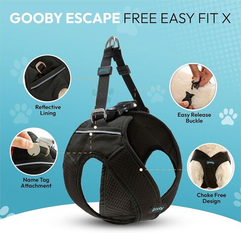 Gooby Escape Free Easy Fit X, Seattle Blue, Large in Saudi Arabia