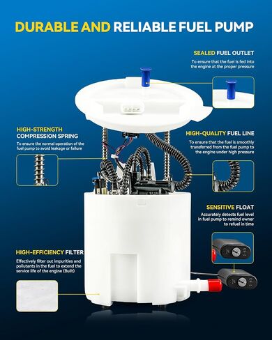PHILTOP FG1557 Electric Fuel Pump Assembly Fit for Mustang 2011-2014 3.7L, Mustang 2011-2014 5.0L, Electric Fuel Pump Module Assembly Kit in Saudi Arabia